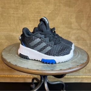 Adidas SHI 035004 (2021) Kids Toddler Mesh Sneakers Black/Blue Suze 3K